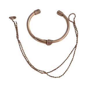 Silver Bracelet and Necklace - 925 silver , cuff OSFM , 9 inch braided silver